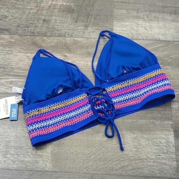 Arizona Jean Co. Juniors Bikini Top Size XXL - Picture 4 of 4
